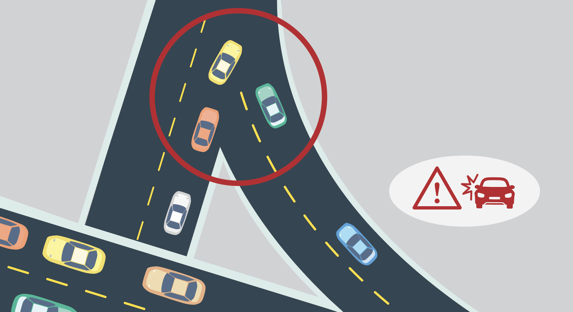 Hard-braking events as indicators of road segment crash risk